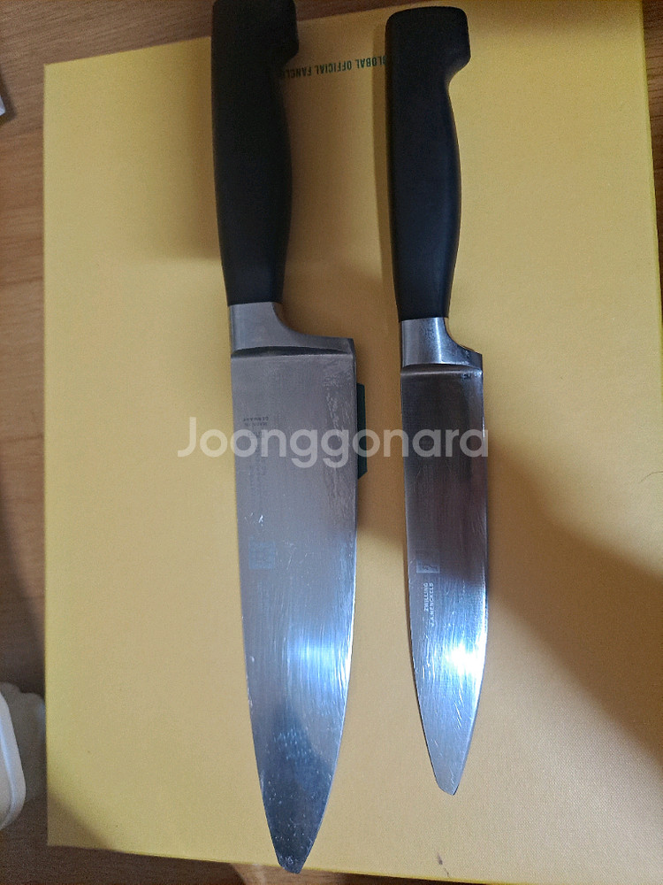 헹켈 4스타 칼끝에 찌림방지처리칼날에--2