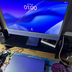 iMac M1 16gb 중급형 퍼플 아이맥