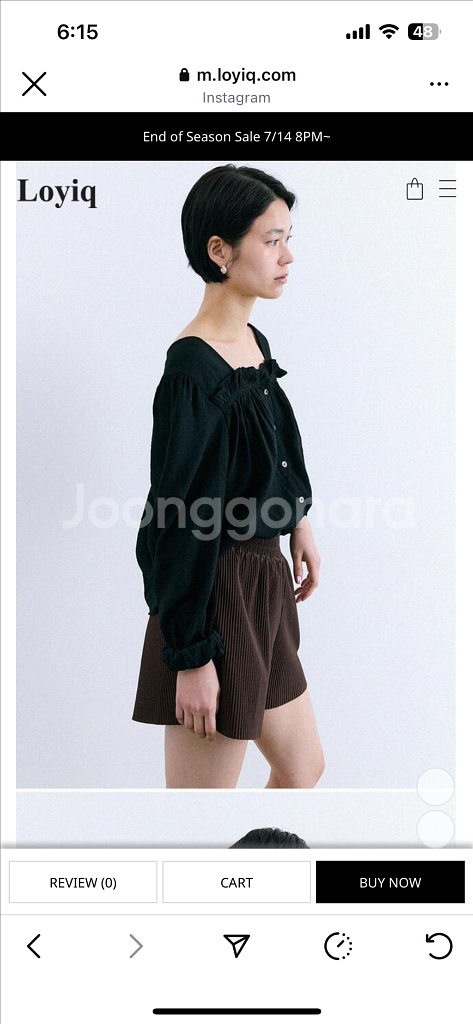 로이크 pleats shorts 플리츠 반바지--1