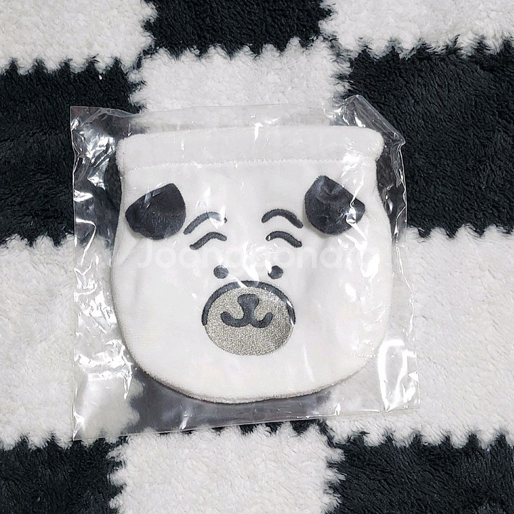 나가노 농담곰 퍼그 쿠지 복조리 파우치--0