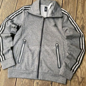 아디다스 그레이 회색 트랙탑 져지집업 95/M