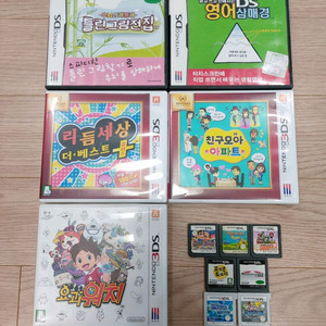 닌텐도 ds 3ds칩 친모아 튀동숲 요괴워치 리듬세상