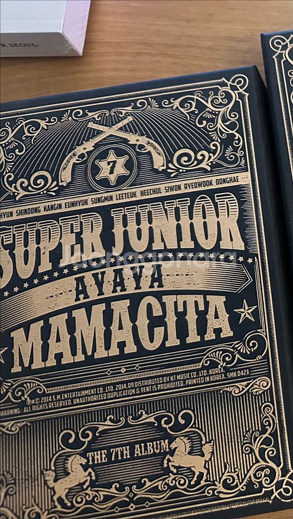 슈퍼주니어/사인cd/1개/미사용--2