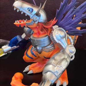 디지몬 피규어 25-30cm 메탈 그레이몬 oem