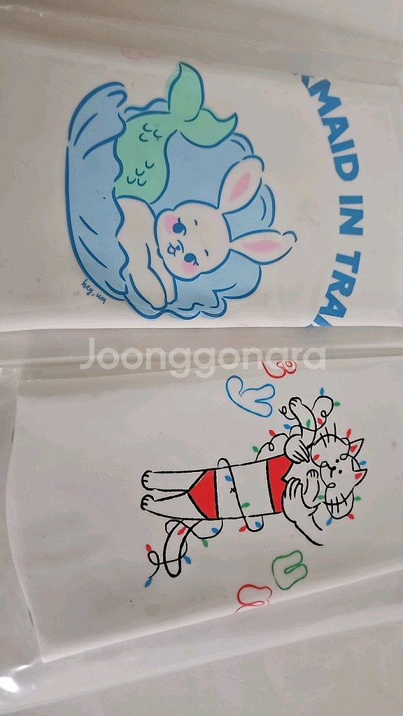 헤이엄 수모 두 장 세트입니다--2