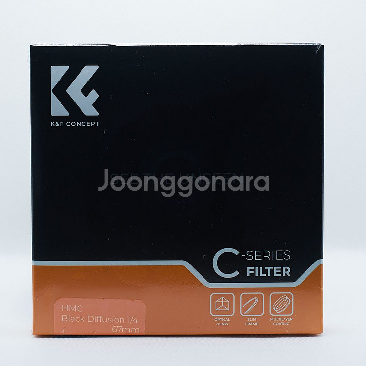 K&F 67mm NANO-C 블랙 미스트 1/4 필터--1