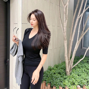 더마농 5부v넥티셔츠