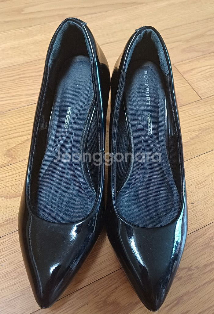 락포트 검정 에나멜 힐 225 ROCKPORT--0