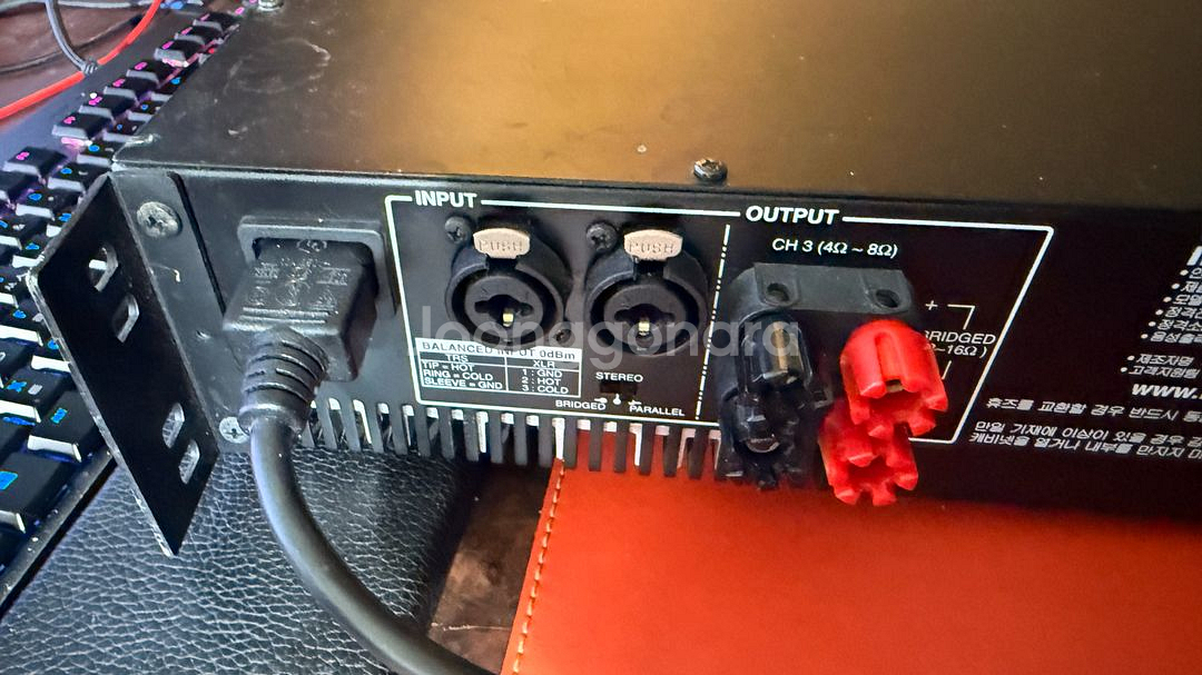 QD4480 인터엠 상업용 앰프 13만원--9