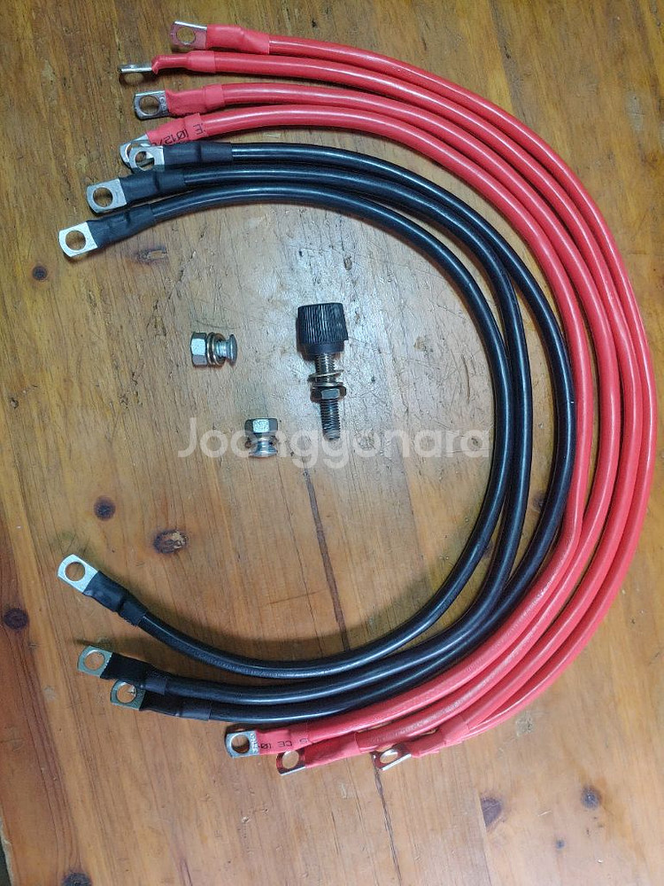 전원 실리콘 케이블 6AWG 50CM미사용 신품 7 가--0