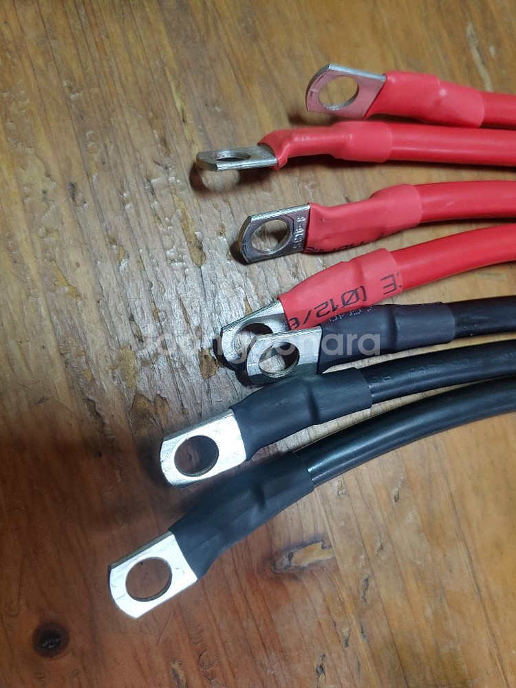 전원 실리콘 케이블 6AWG 50CM미사용 신품 7 가--1