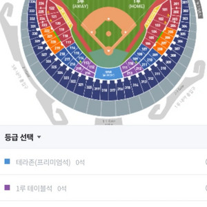 7/19 엘지vs롯데 외야 2연석 정가이하양도
