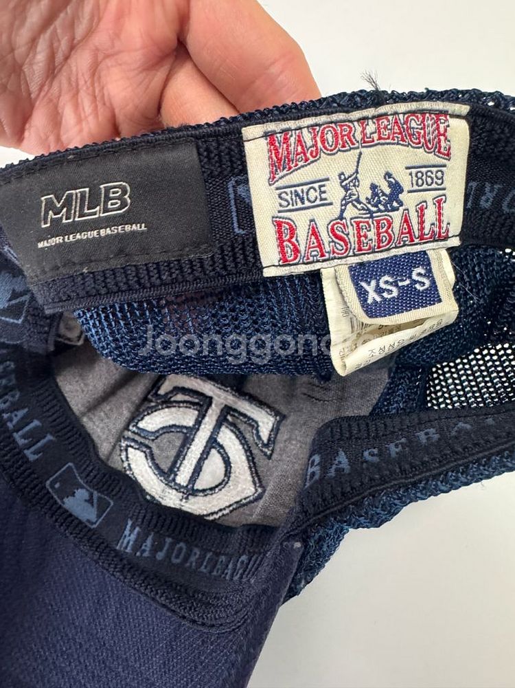 여성 MLB 미네소타 올드스쿨 y2k 볼캡 모자--2