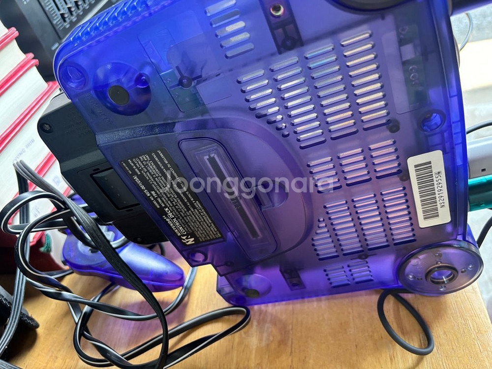 중고 닌텐도64 미드나잇 블루 세트(구성품 사진 참고)--5