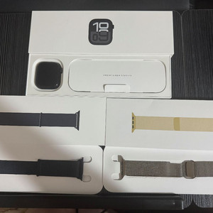 애플워치10 46mm 제트블랙 (watchOS 26)
