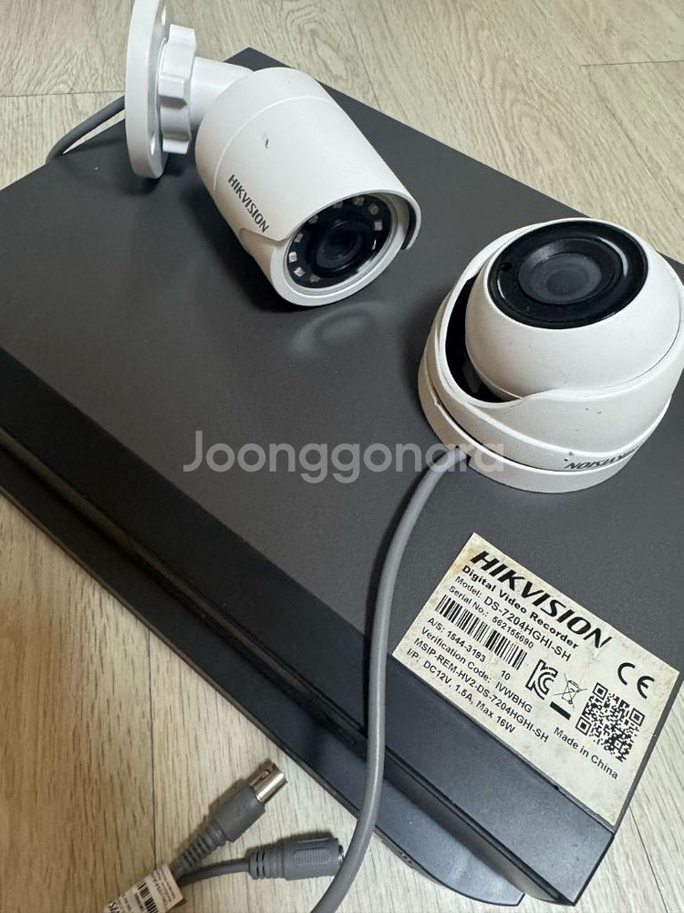 CCTV DVR본체, LG 모니터, 카메라 세트--0