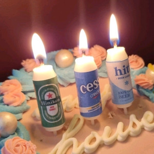 새상품 맥주 소주 캔들 생일초 파티용품