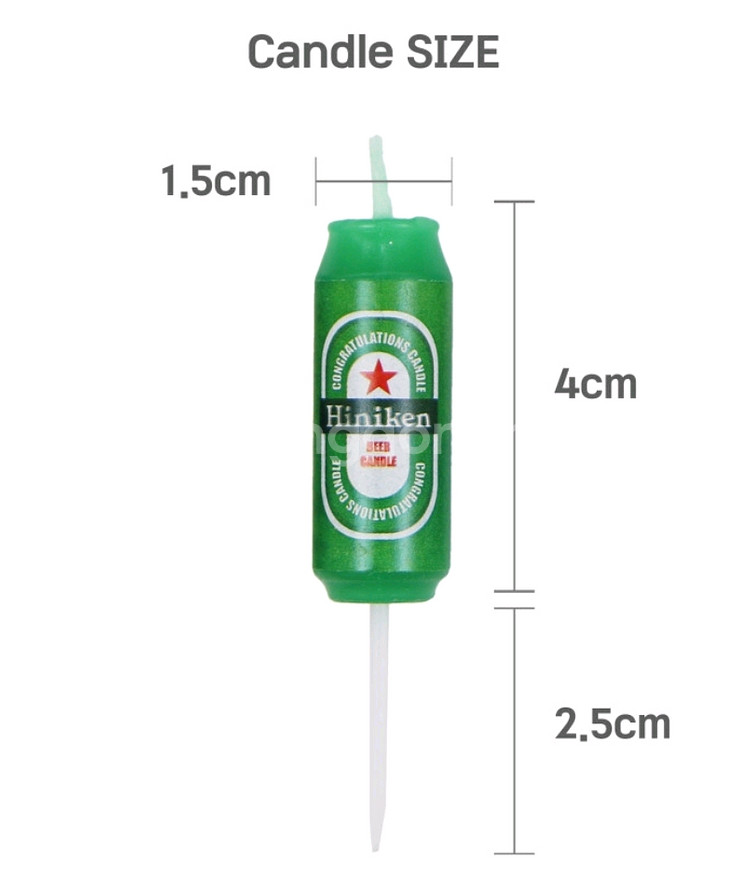새상품 맥주 소주 캔들 생일초 파티용품--3