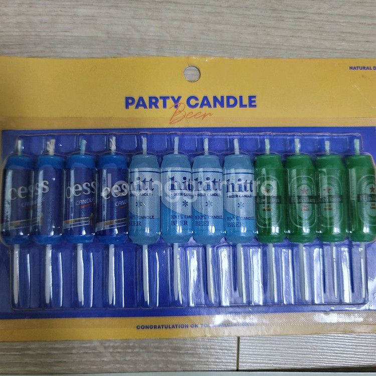 새상품 맥주 소주 캔들 생일초 파티용품--5