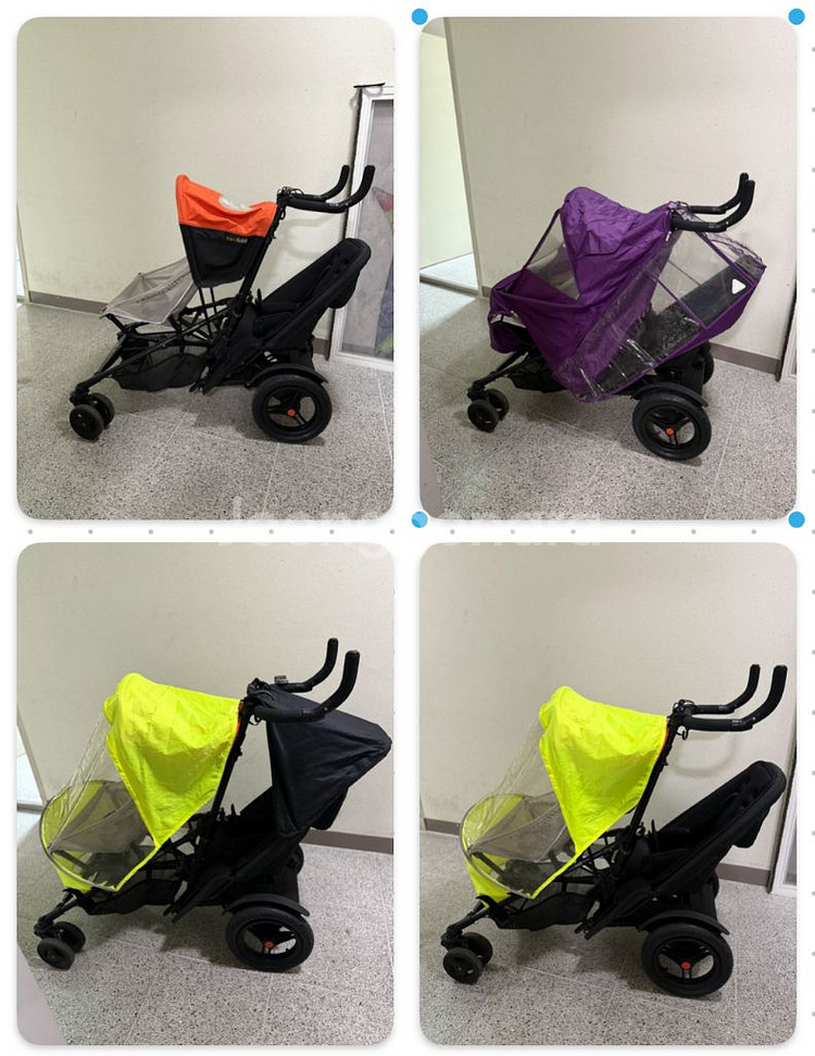 마이크라라이트 투폴드 유모차 (+요람 및 전체일괄)--2