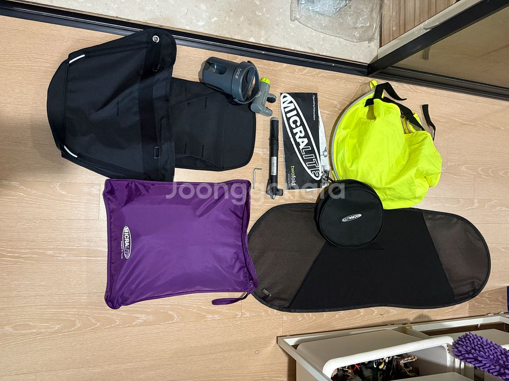 마이크라라이트 투폴드 유모차 (+요람 및 전체일괄)--4