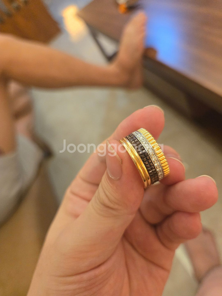 부쉐론 콰트로 클래식 라지 링--1