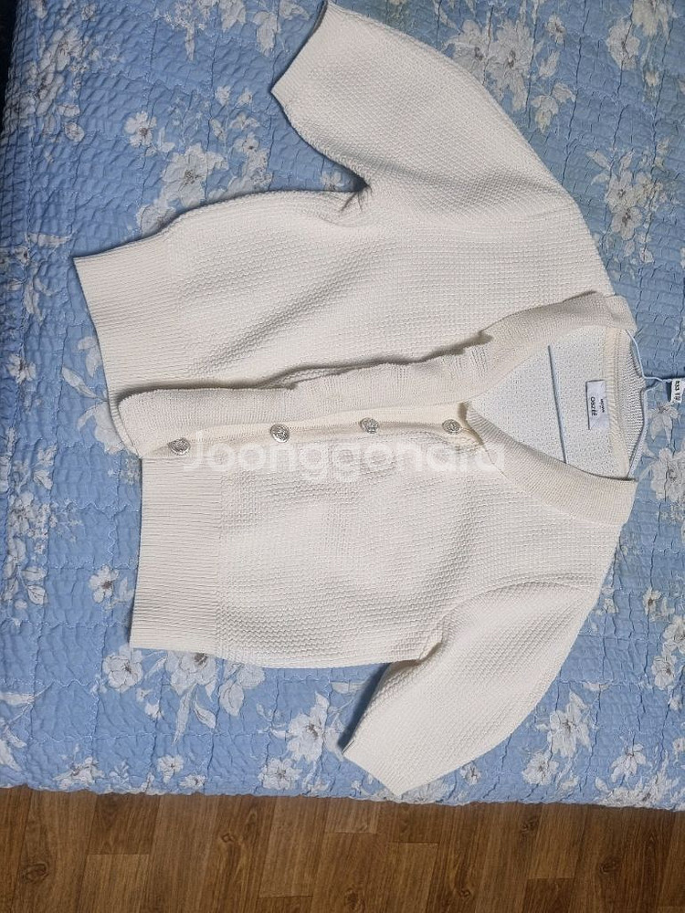 오브제 러플 패널 가디건--3