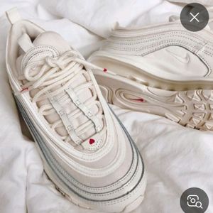 나이키 에어맥스 97 페일 아이보리 운동화 250