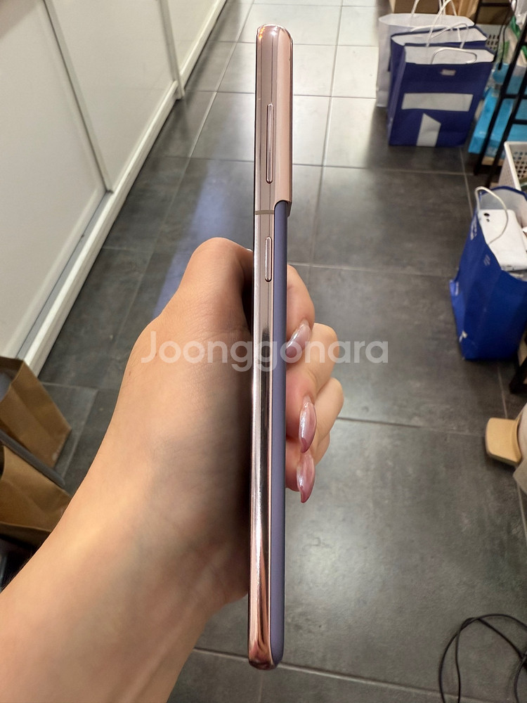 무잔상)갤럭시S21 256GB 바이올렛/ Y982--5