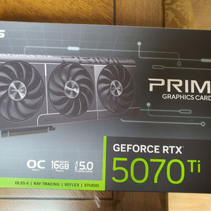 미개봉 ASUS PRIME RTX 5070 ti 팝니다