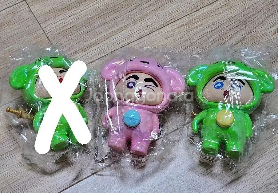 새상품)짱구 페이스체인지 흰둥이버전 짱구키링--0