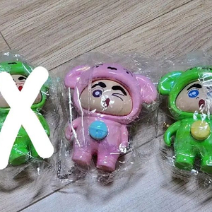 새상품)짱구 페이스체인지 흰둥이버전 짱구키링