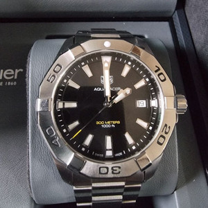 태그호이어 아쿠아레이서(풀박)41mm 검판