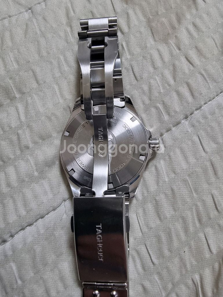 태그호이어 아쿠아레이서(풀박)41mm 검판--6