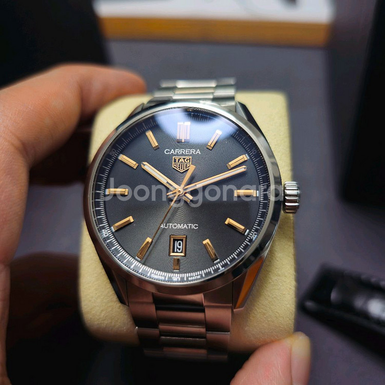 태그호이어 까레라 로즈골드39mm.WBN2113--0