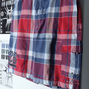 (S-XL) 타미힐피거 반바지 팬츠 부분오염 체크