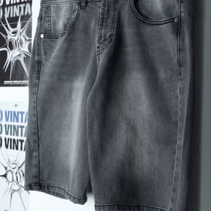 (L-XL) 지프 반바지 팬츠 데님 흑청 한정판