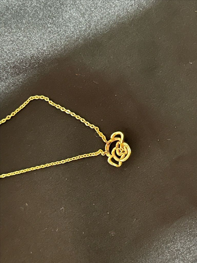 14k제이에스티나 다이아로사 목걸이(1.7g정도-금값)--3