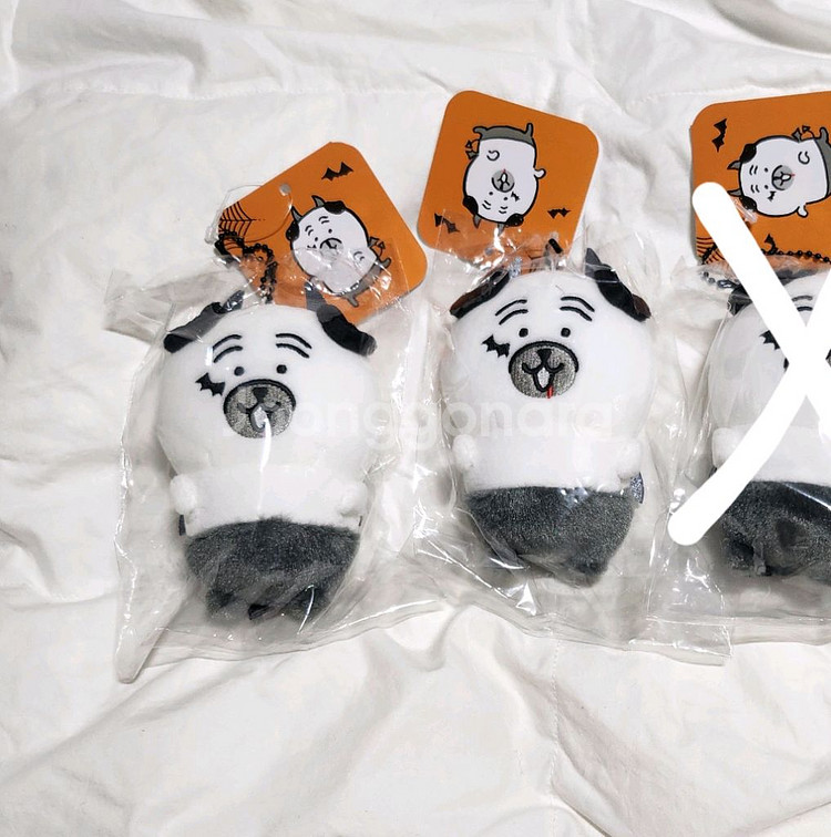 농담곰 퍼그 할로윈 마스코트 인형 키링--0