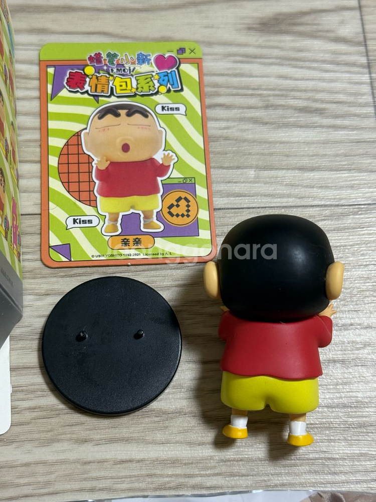 52toys 짱구 피규어 이모티콘 부끄 뽀뽀 짱구 일괄--3