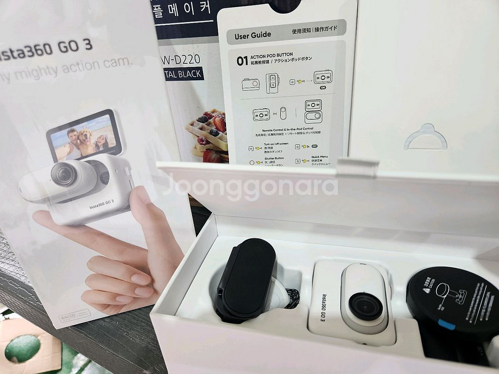 인스타 360 go3 새상품 64GB--1