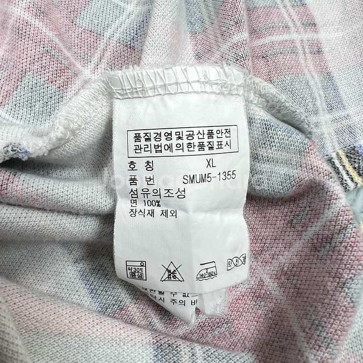 폴로랄프로렌 남성 커스텀핏 타탄 체크 폴로 XL--6