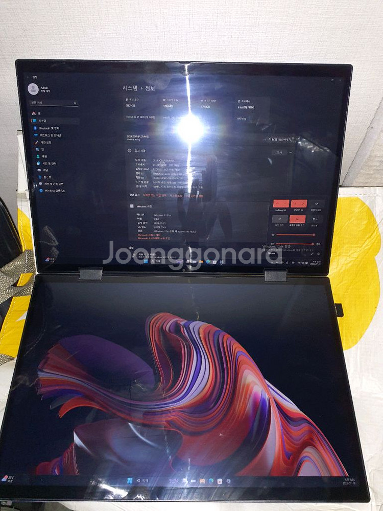 HL140D 듀얼스크린 노트북 n100 1T 32g--3