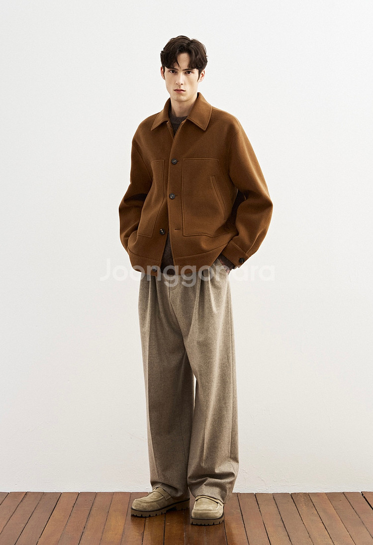 타임옴므 캐시미어 블렌드 핸드메이드 점퍼--0