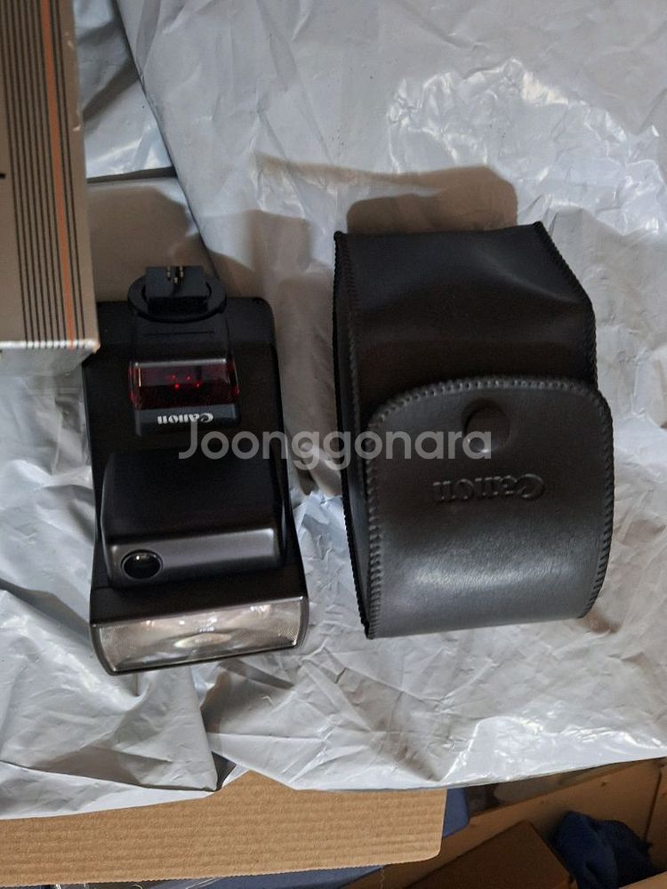 (박스/렌즈,플래시 세트)캐논 eos650 필름카메라--9