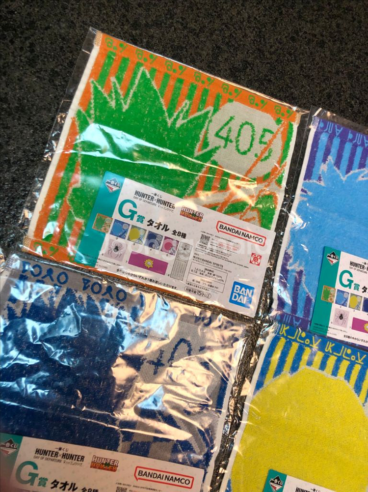 일괄) 헌터헌터 제일복권 타올 키르아 크라피카 피규어--1