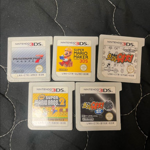 닌텐도 3ds 게임칩 5종