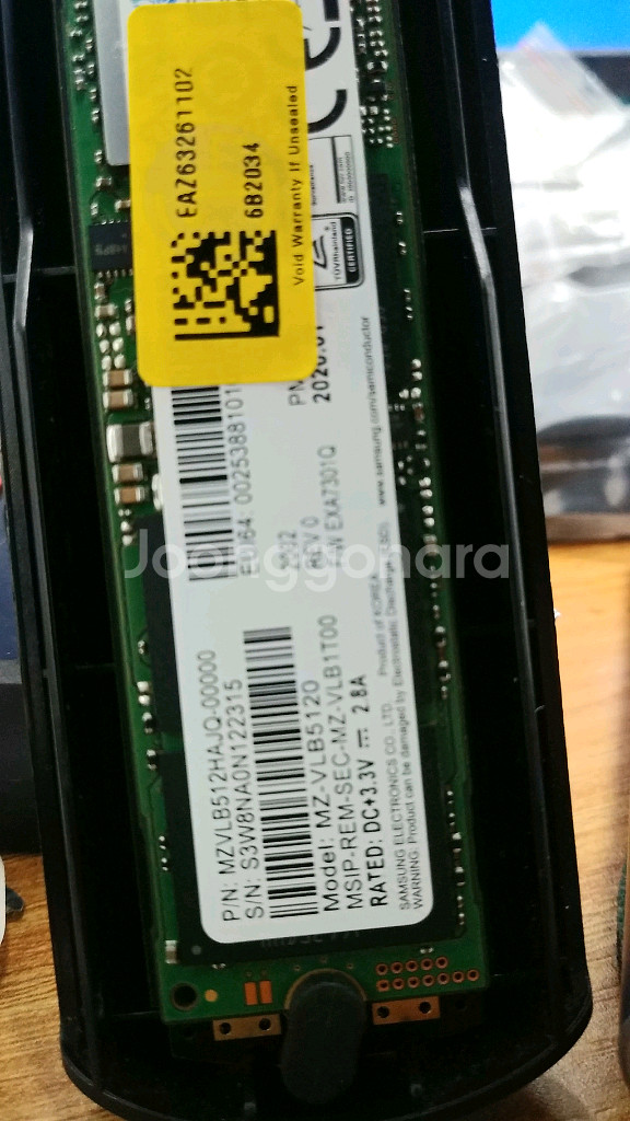 삼성 PM981a NVME SSD 512GB--0