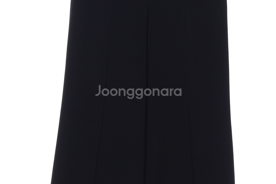 [S]모조에스핀 블랙 와이드 슬랙스 팬츠 바지--2