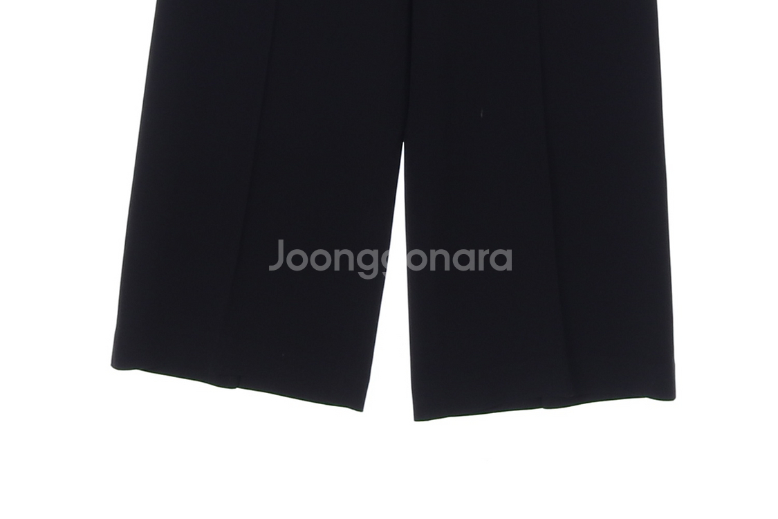 [S]모조에스핀 블랙 와이드 슬랙스 팬츠 바지--3